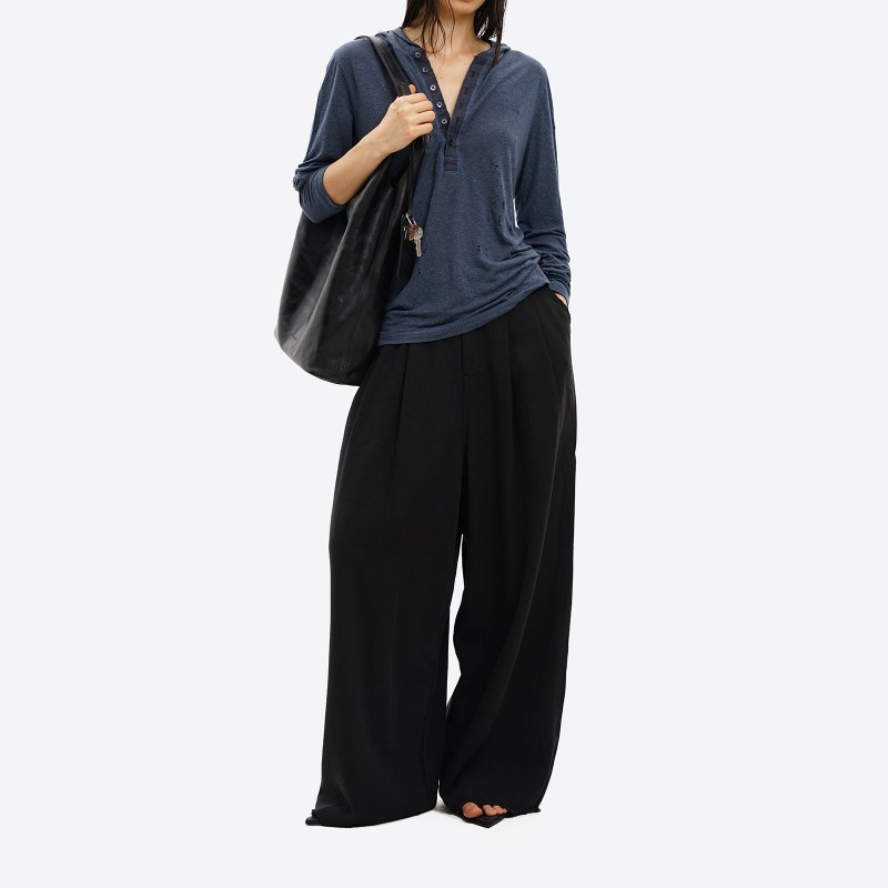 Pleated Casual Pants